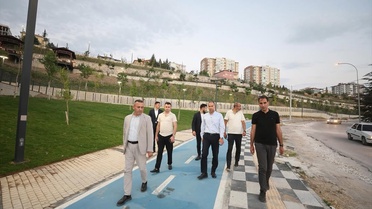 Başkan Özdemir Saha Çalışmalarını İnceledi