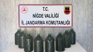 Niğde'de 40 Litre Etil Alkol Ele Geçirildi