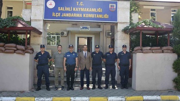 Kaymakam Güldoğan Jandarma Komutanlığını Ziyaret Etti