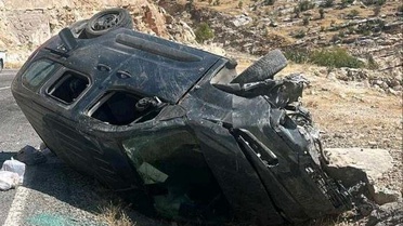 Gercüş'te takla atan araçta 2 yaralı