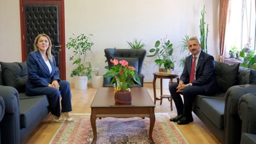 Vali Sezer'den Rektör Ak'a Ziyaret