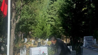 Şehit İlyas Ercan Aslan Kabri Başında Anıldı