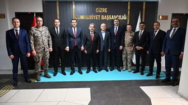 Şırnak Valisi'nden Cizre Cumhuriyet Başsavcısına Ziyaret