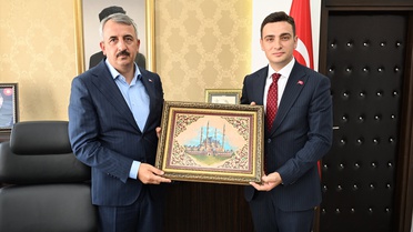 Vali Sezer İpsala Kaymakamı Güzel'i Ziyaret Etti