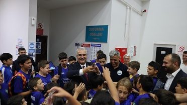 Ahlatcı, Osmancık'taki Spor Tesislerini Ziyaret Etti