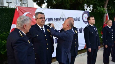 Aydın Emniyeti’nde terfi töreni düzenlendi