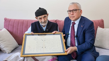 Sivas Hafıza Merkezi'nden Tarihi Mektup Teslimi