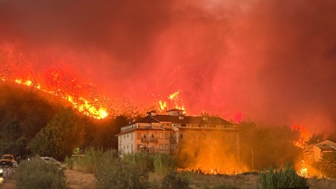 Fethiye'de Orman Yangını