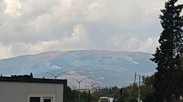 Kahramanmaraş'ta Yıldırım, Orman Yangınına Neden Oldu
