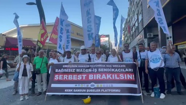 Samsun’da Gökay Çakır ve Başaran Aksu'nun tutuklanması protesto edildi