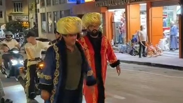 Gerze'de Mehter Marşı Eşliğinde Padişah Yürüyüşü