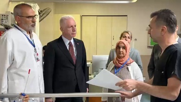 Vali Gül yaralıları ziyaret etti