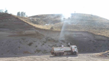 Ahlat'ta Örtü Yangını Büyümeden Söndürüldü
