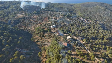 Kaş'ta Orman Yangınına Müdahale Başladı