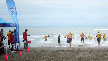 Karadeniz’in hırçın sularında Cankurtarma Sportif Deniz Türkiye Şampiyonası