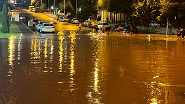 Kayseri'de Sağanak Sele Dönüştü