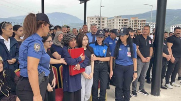 Polis Memuru Şemsettin Kalkan’a Veda