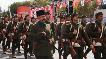 Ankara'da Zafer Bayramı Korteji Düzenlendi