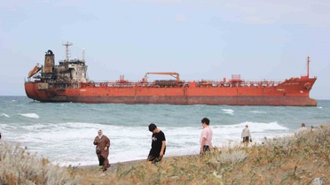 Dron Saldırısı Sonrası Tanker Karaya Oturdu