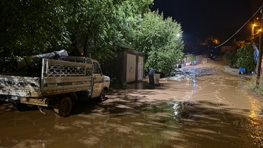 Üzümlü'de Sağanak Nedeniyle Taşkın