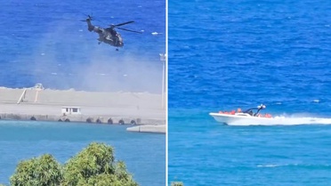 Girne açıklarında batan gemide kurtarma çalışmaları sürüyor: Zamanla yarış kamerada
