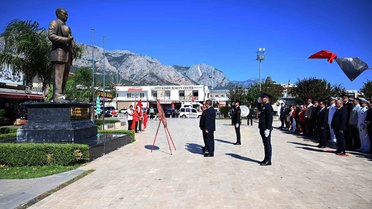 Kemer’de Zafer Bayramı’nın 104’üncü yıl dönümü kutlandı