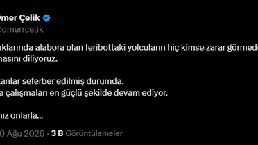 Girne Açıklarında Feribot Kurtarma Çalışmaları