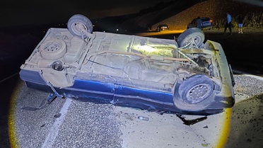 Besni'de Otomobil Takla Attı: 5 Yaralı