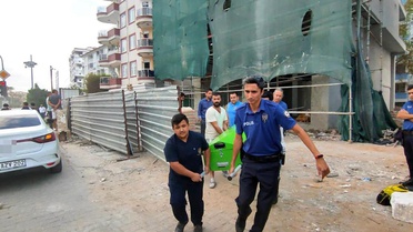 Alanya'da otel inşaatından düşen işçi hayatını kaybetti