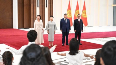 Xi Jinping Bişkek'e Geldi