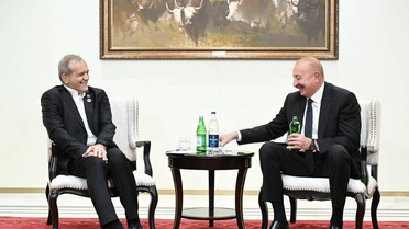 Aliyev ve Pezeşkiyan Bişkek'te Görüştü