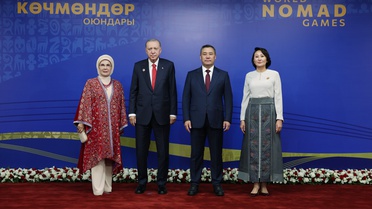 Erdoğan Bişkek'te Göçebe Oyunları ve Bağımsızlık Kutlamalarına Katıldı