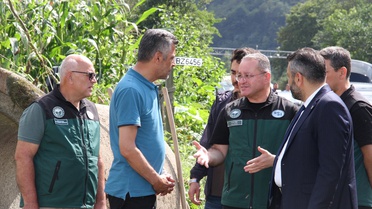 Giresun'da Şiddetli Yağış Hasar Yolu Açtı
