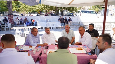Ayvalık'ta Zafer Bayramı'nda yangın dayanışması