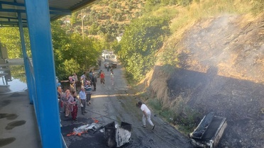 Aydın'ın İncirliova ilçesinde buzdolabı yüklü kamyonette yangın: 6 buzdolabı kullanılamaz hale geldi