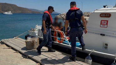 Datça'da 9 Düzensiz Göçmen Kurtarıldı