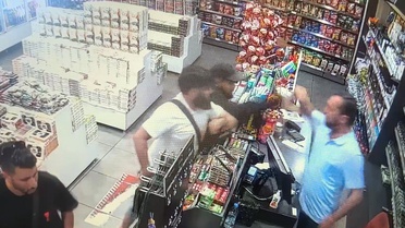Dinlenme tesisinde cinayete teşebbüs! Dehşet anları kamerada