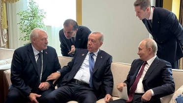 Erdoğan, Putin ve Lukaşenko Bişkek'te buluştu