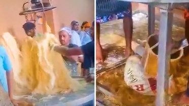 İzlemek mide ister! Çıplak ayaklarıyla üretiyorlar