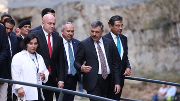 İçişleri Bakanı Çiftçi, Gürcistan'da Tiflis Büyükelçiliğini ziyaret ederek büyükelçi Arı ile görüştü, mevkidaşıyla kültürel mekanları gezdi