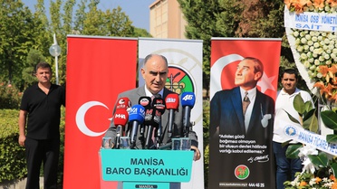 Manisa'da yeni adli yıl törenlerle başladı: Başsavcı Eker 'adalet toplumun vicdanı' dedi