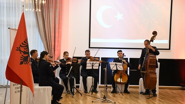 Tiran'da Zafer Bayramı Resepsiyonu