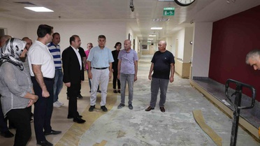 Aydın Atatürk Devlet Hastanesi'nin Yeni Hizmet Binasında Ameliyathane ve Acil Servis Düzenlemeleri Sürüyor