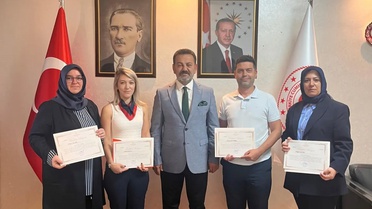 Bilecik Aile ve Sosyal Hizmetler İl Müdürlüğü'nde başarılı personele teşekkür belgesi verildi