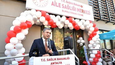 Elmalı'da Aile Sağlığı Merkezi ve KETEM törenle hizmete açıldı