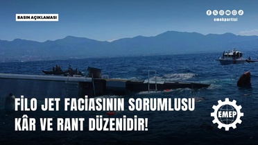 EMEP lideri Aslan, Filo Jet faciasında sorumluluk tüm mekanizmada