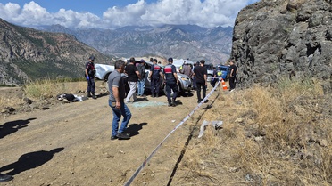 Artvin Yusufeli'nde kamyonet şarampole devrildi, köy muhtarı hayatını kaybetti