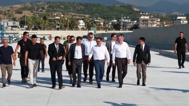 Hatay Valisi Masatlı, Arsuz'da 100 Yatlık Yeni İskelelerin Yapılacağı Madenli Limanı Projesini Yerinde İnceledi