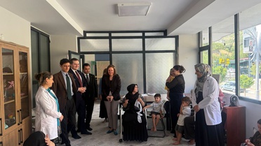 Şırnak'ta protokol ADEM'i ziyaret etti, kadınların üretim faaliyetlerini inceledi