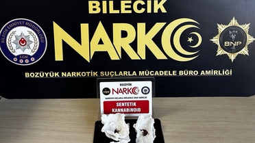 Bilecik Bozüyük'te şüpheli şahıs üzerinde bonzai ele geçirildi, gözaltına alındı